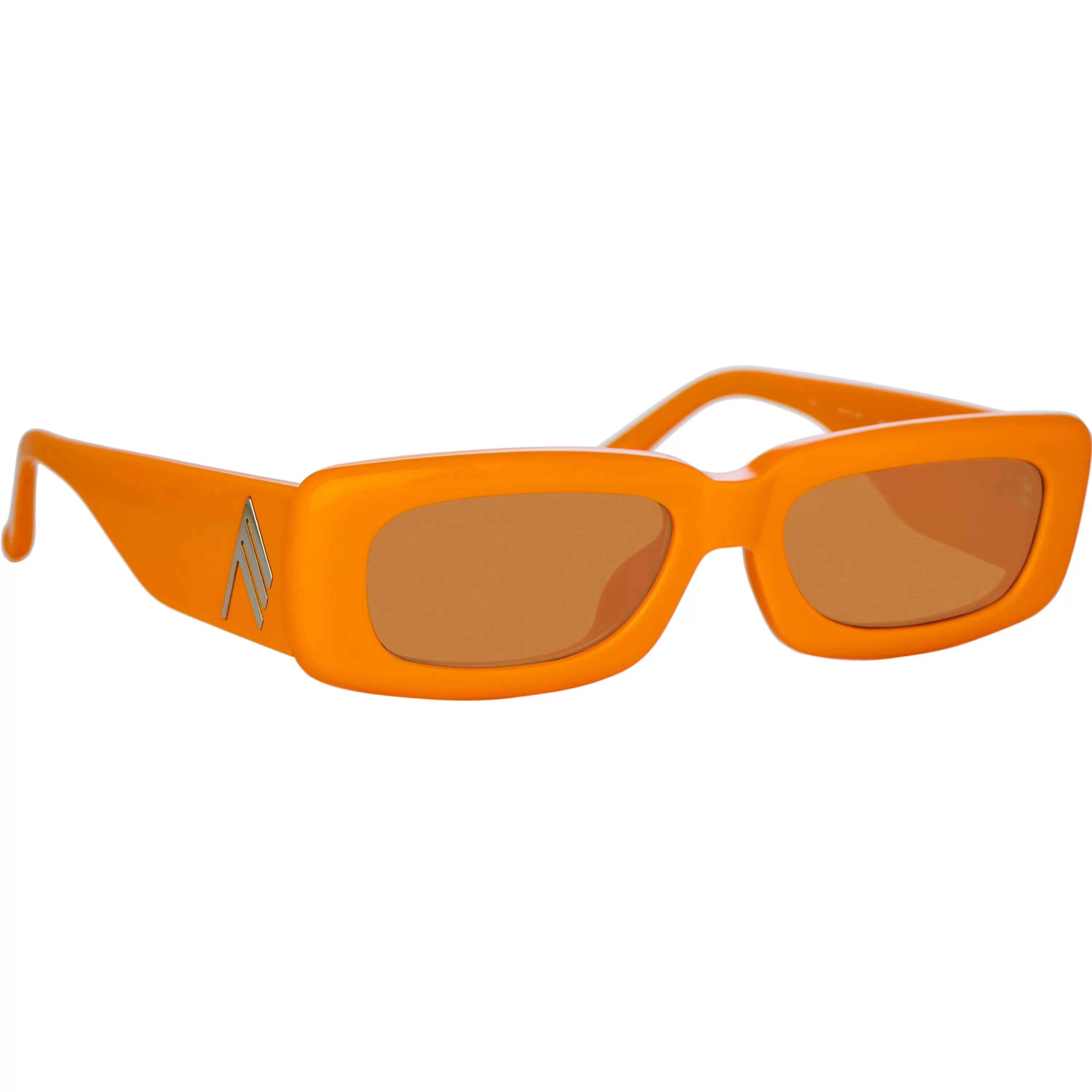 the_attico_mini_marfa_sunglasses_in_orange_2.webp LINDA FARROW (U.K.) The Attico Mini Marfa Sunglasses in Orange