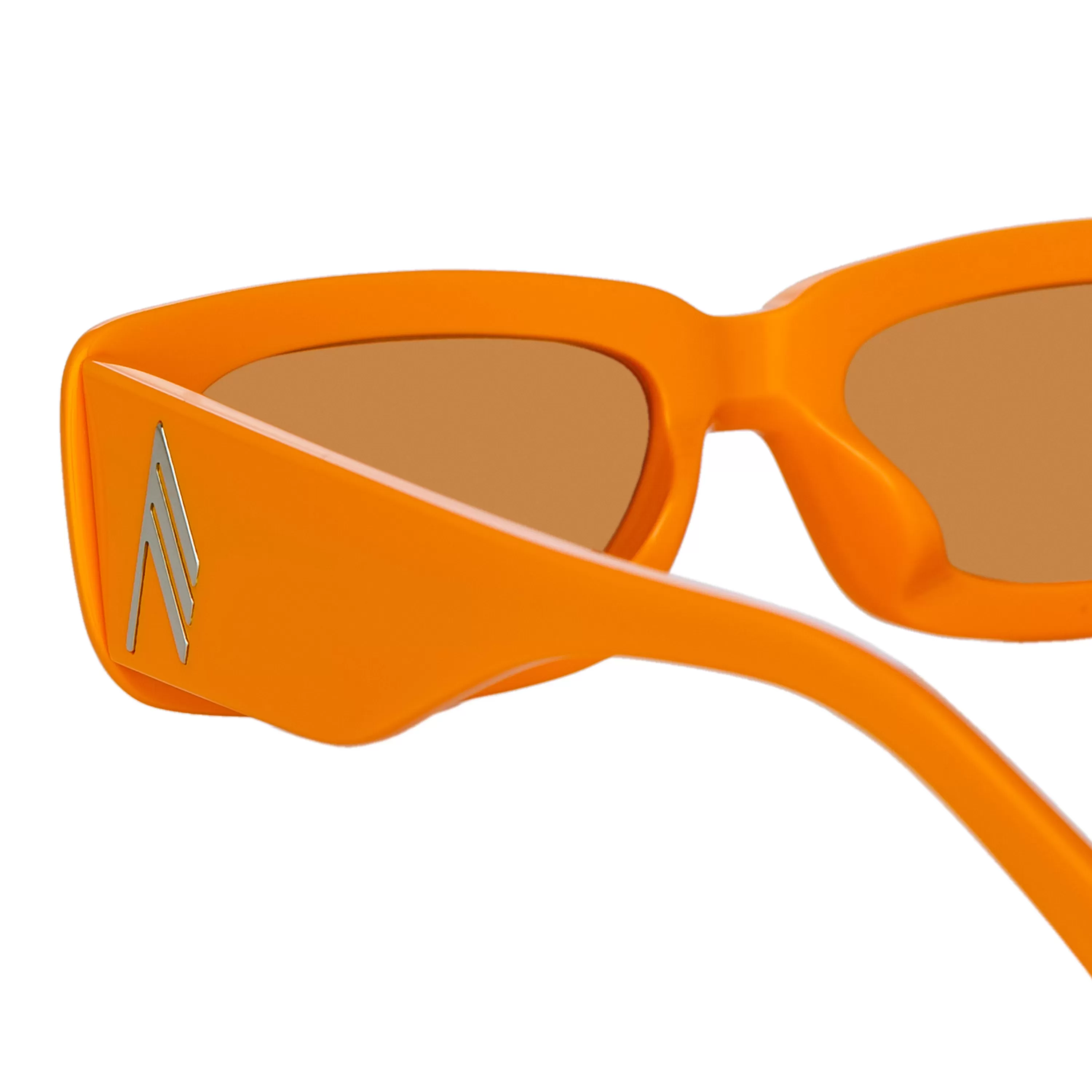 the_attico_mini_marfa_sunglasses_in_orange_4.webp LINDA FARROW (U.K.) The Attico Mini Marfa Sunglasses in Orange