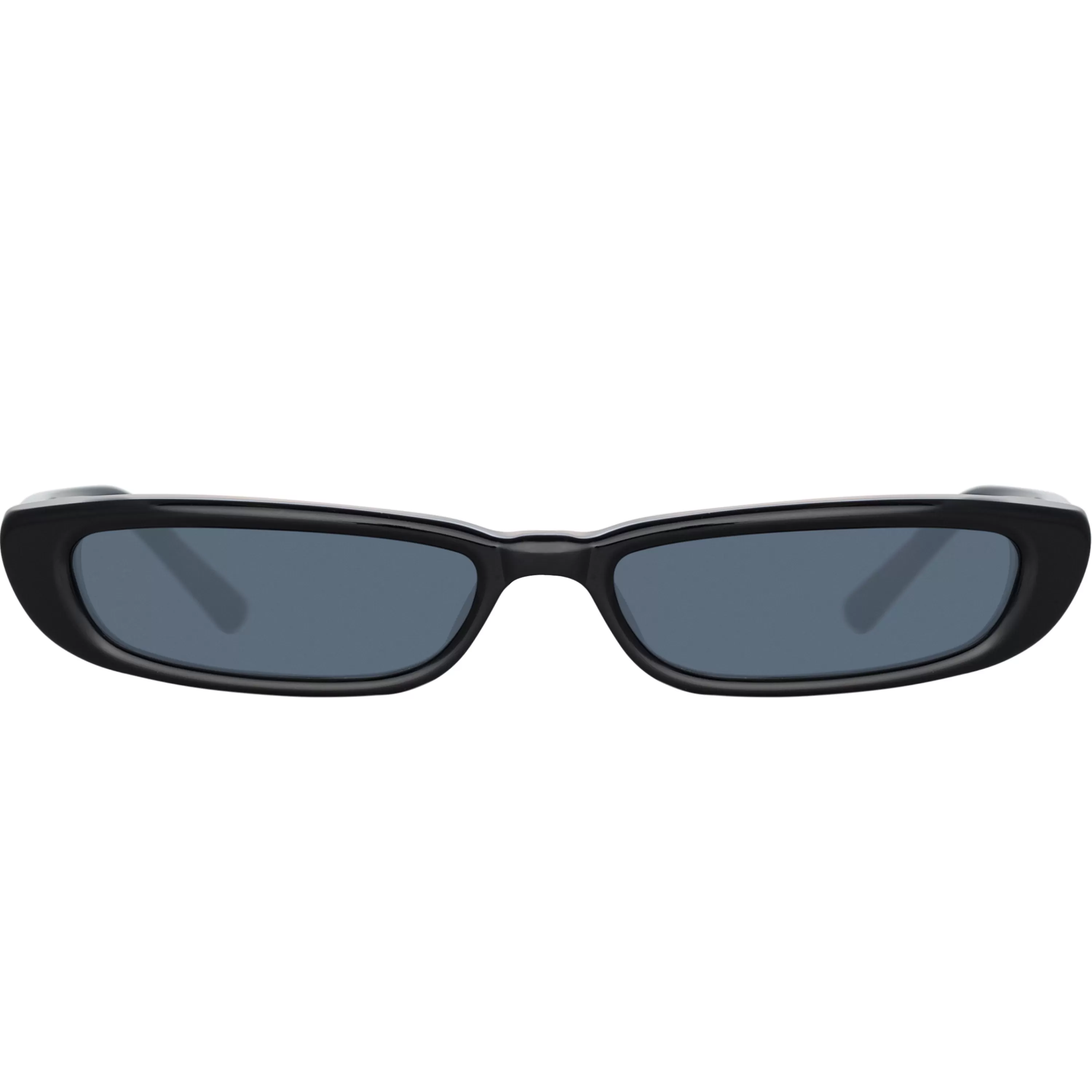 The Attico Thea Angular Sunglasses in Black