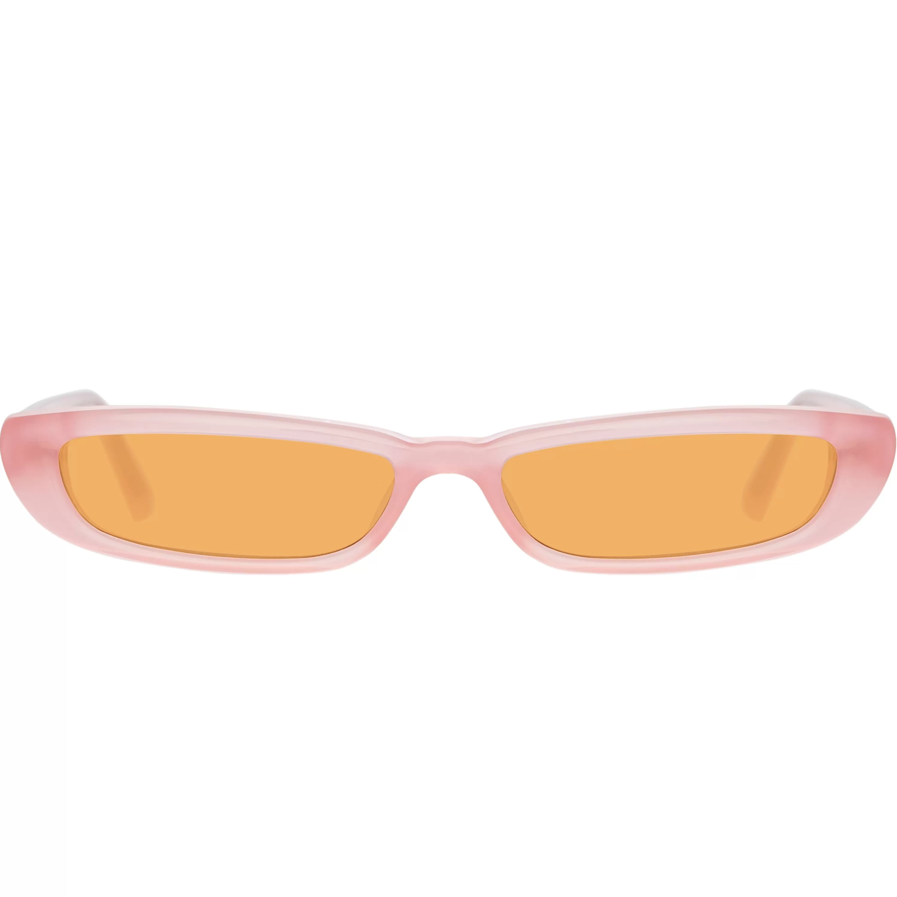 The Attico Thea Angular Sunglasses in Pink