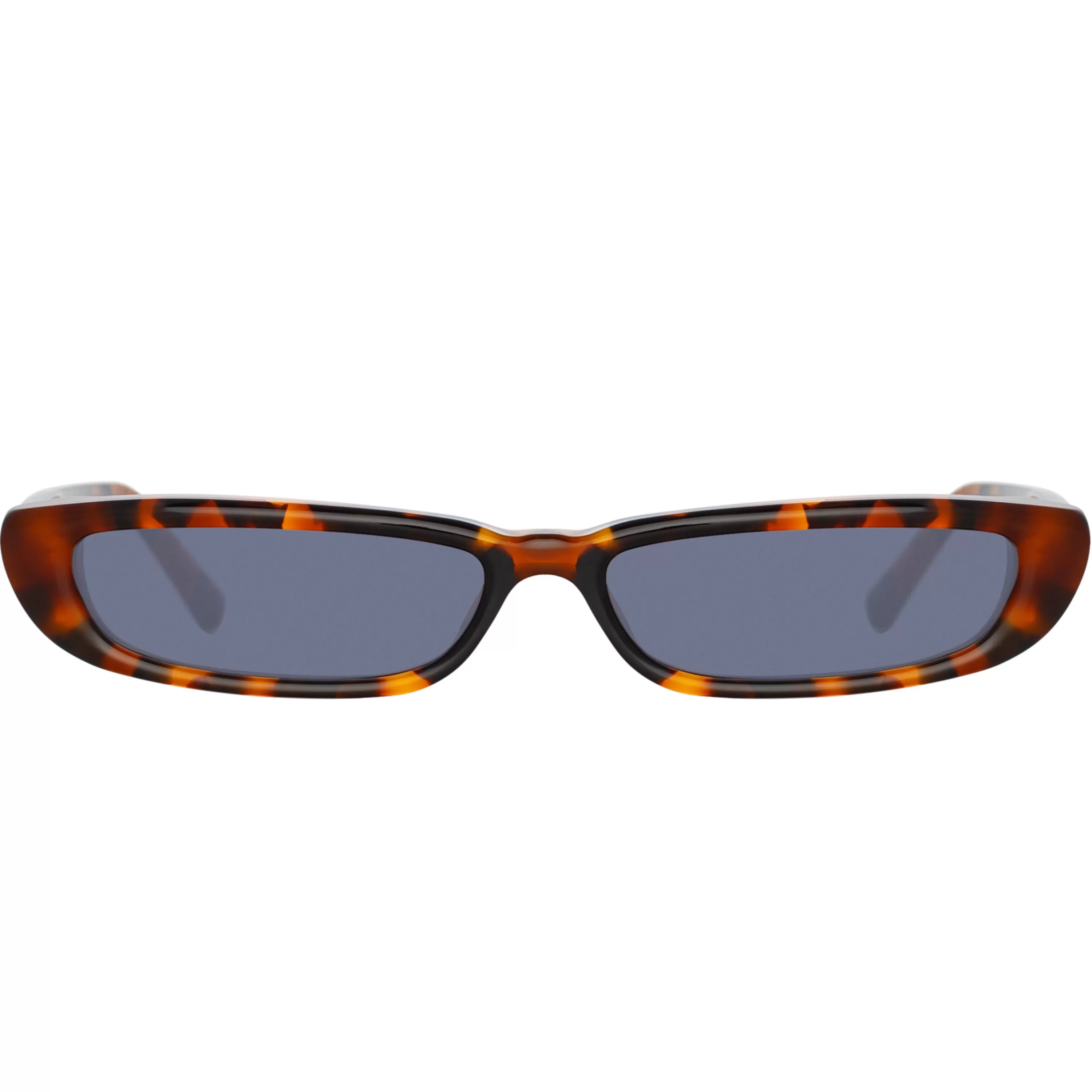 The Attico Thea Angular Sunglasses in Tortoiseshell