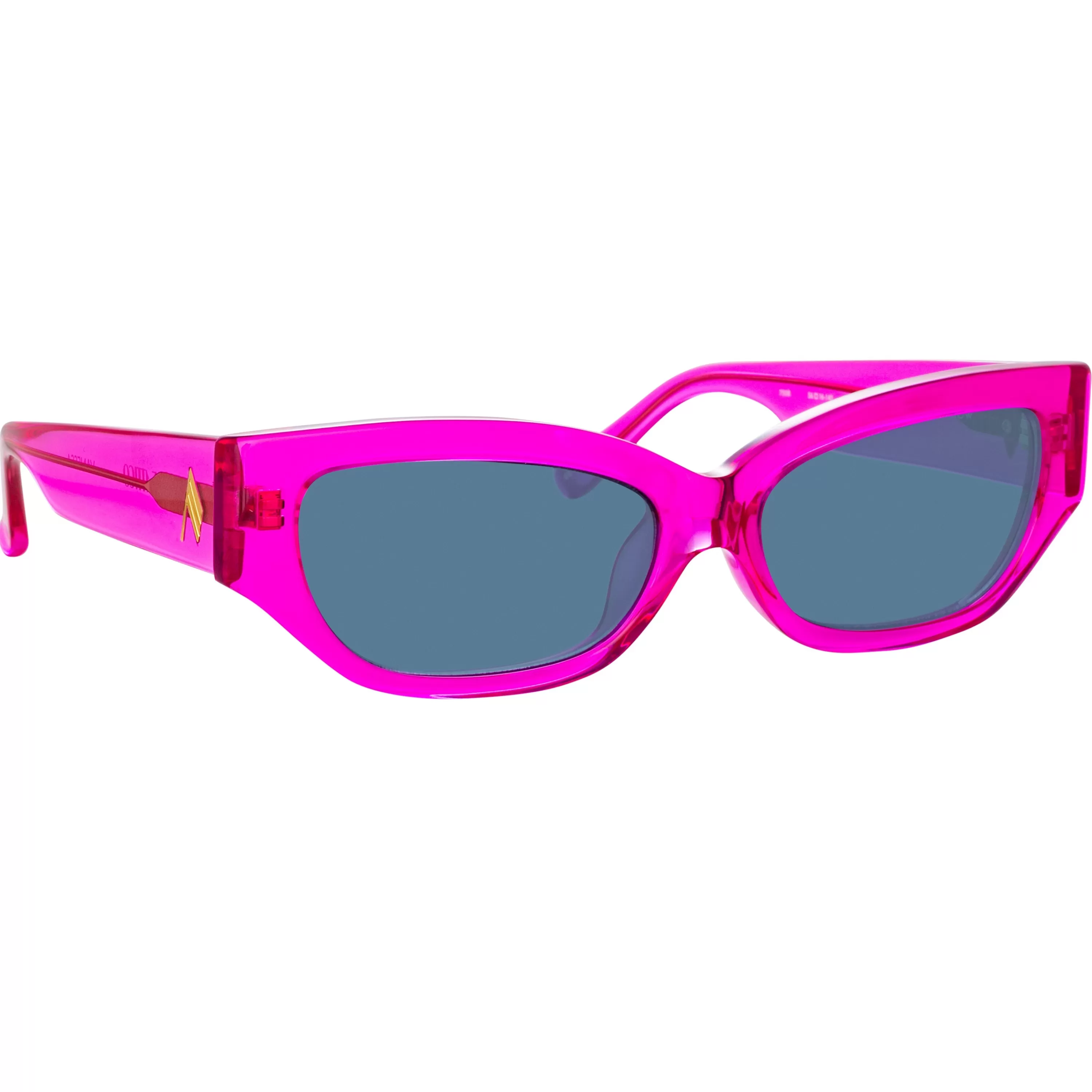 The Attico Vanessa Cat Eye Sunglasses in Fucshia