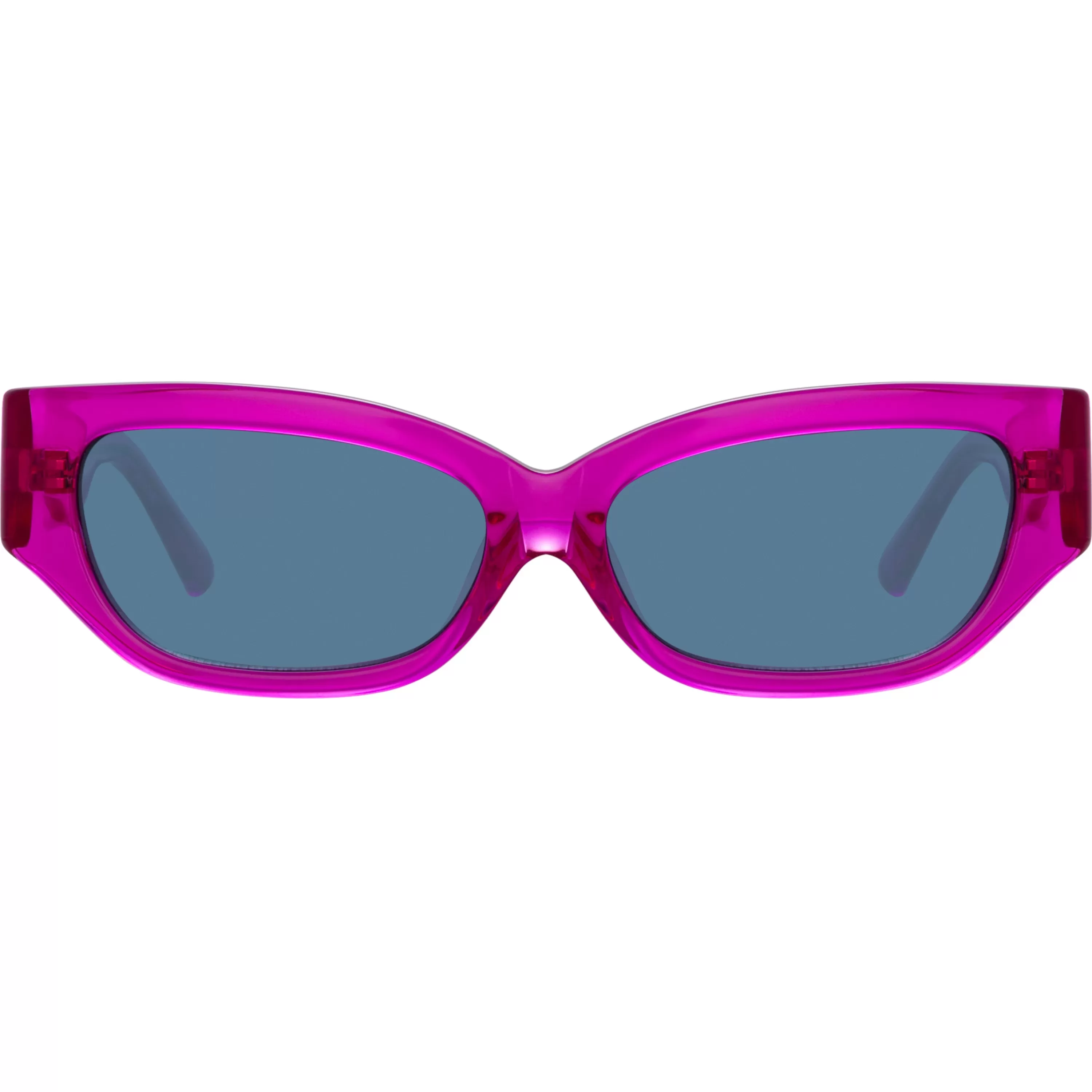 The Attico Vanessa Cat Eye Sunglasses in Fucshia