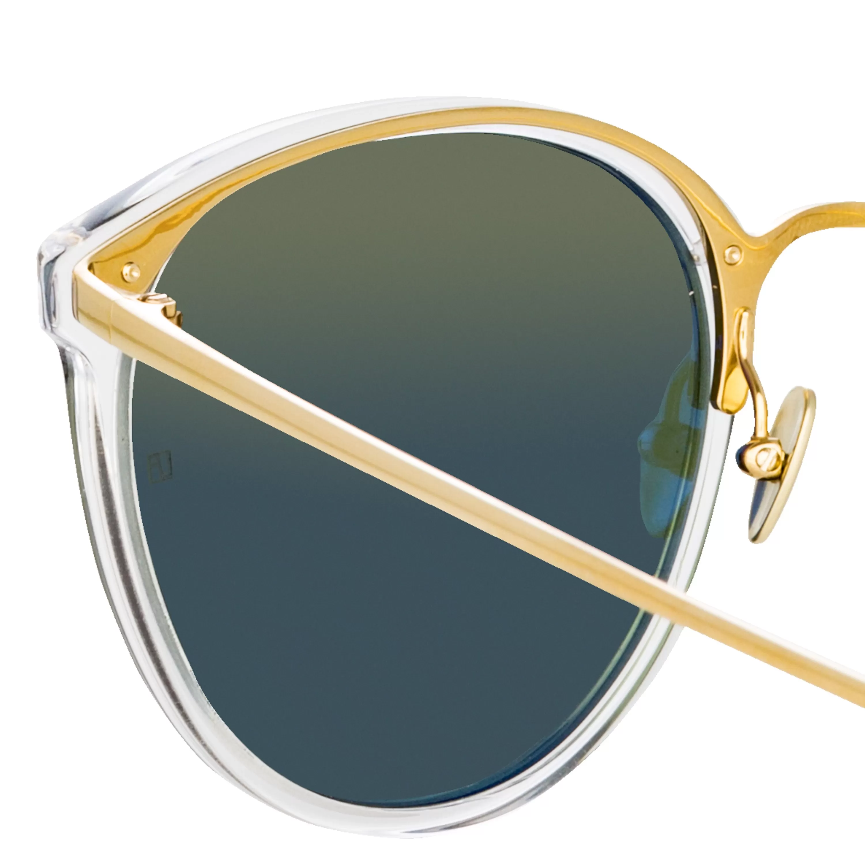 the_calthorpe_oval_sunglasses_in_clear_framec_4.webp Linda Farrow The Calthorpe | Oval Sunglasses in Clear Frame(C76)
