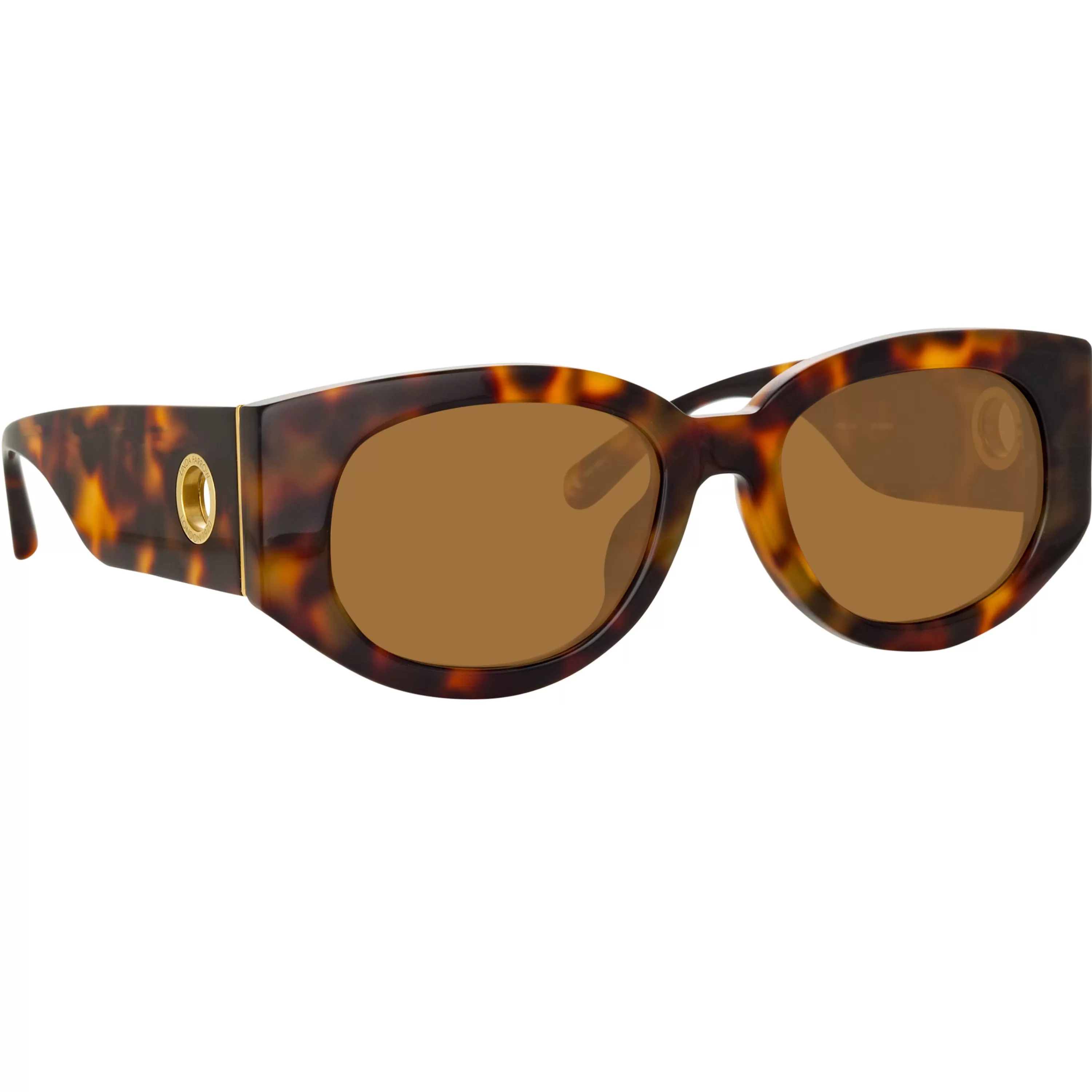 the_debbie__dframe_sunglasses_in_tortoiseshell_c_2.webp Women Linda Farrow The Debbie | D-Frame Sunglasses in Tortoiseshell (C2)