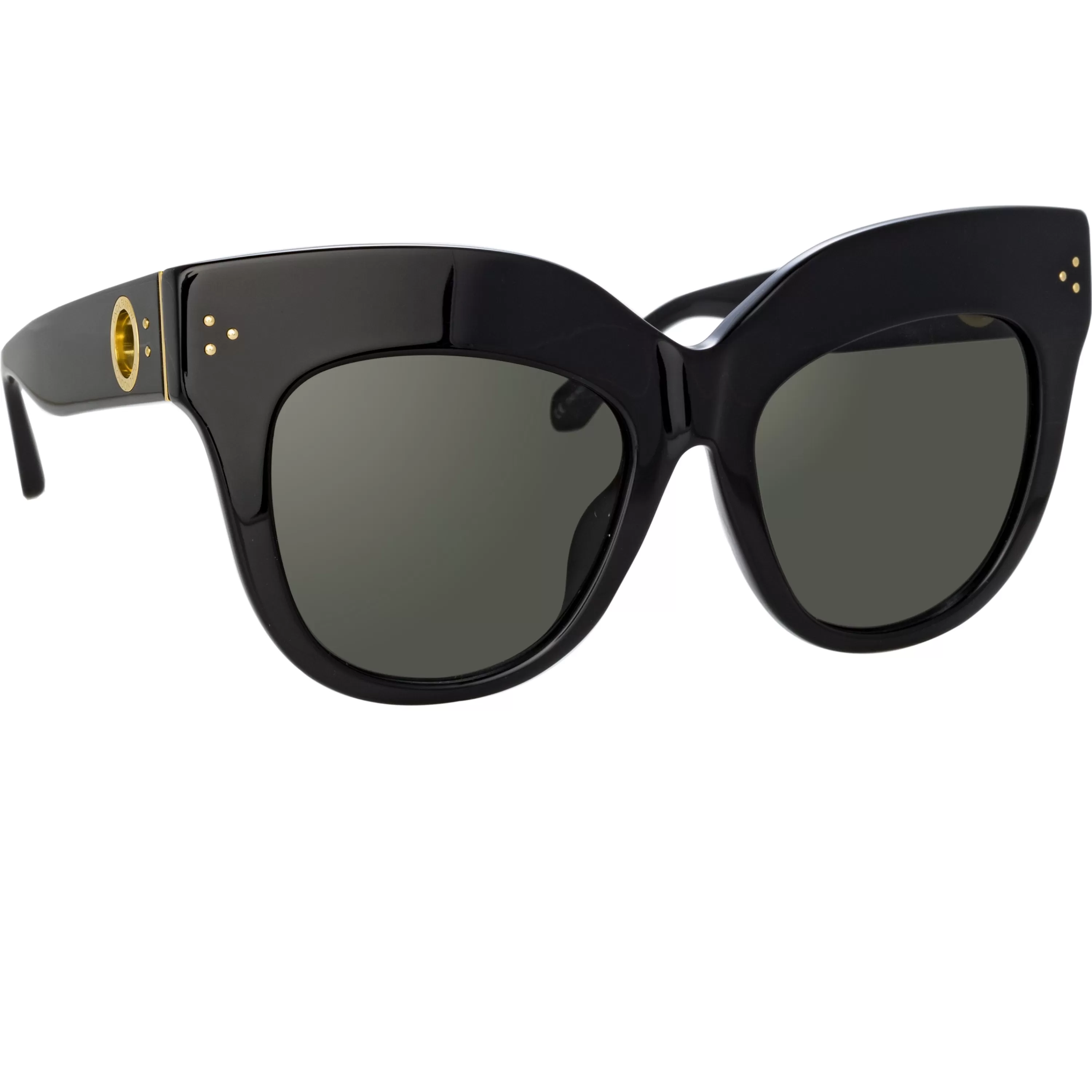 the_dunaway__oversized_sunglasses_in_black_frame_c_2.webp Linda Farrow The Dunaway | Oversized Sunglasses in Black Frame (C1)