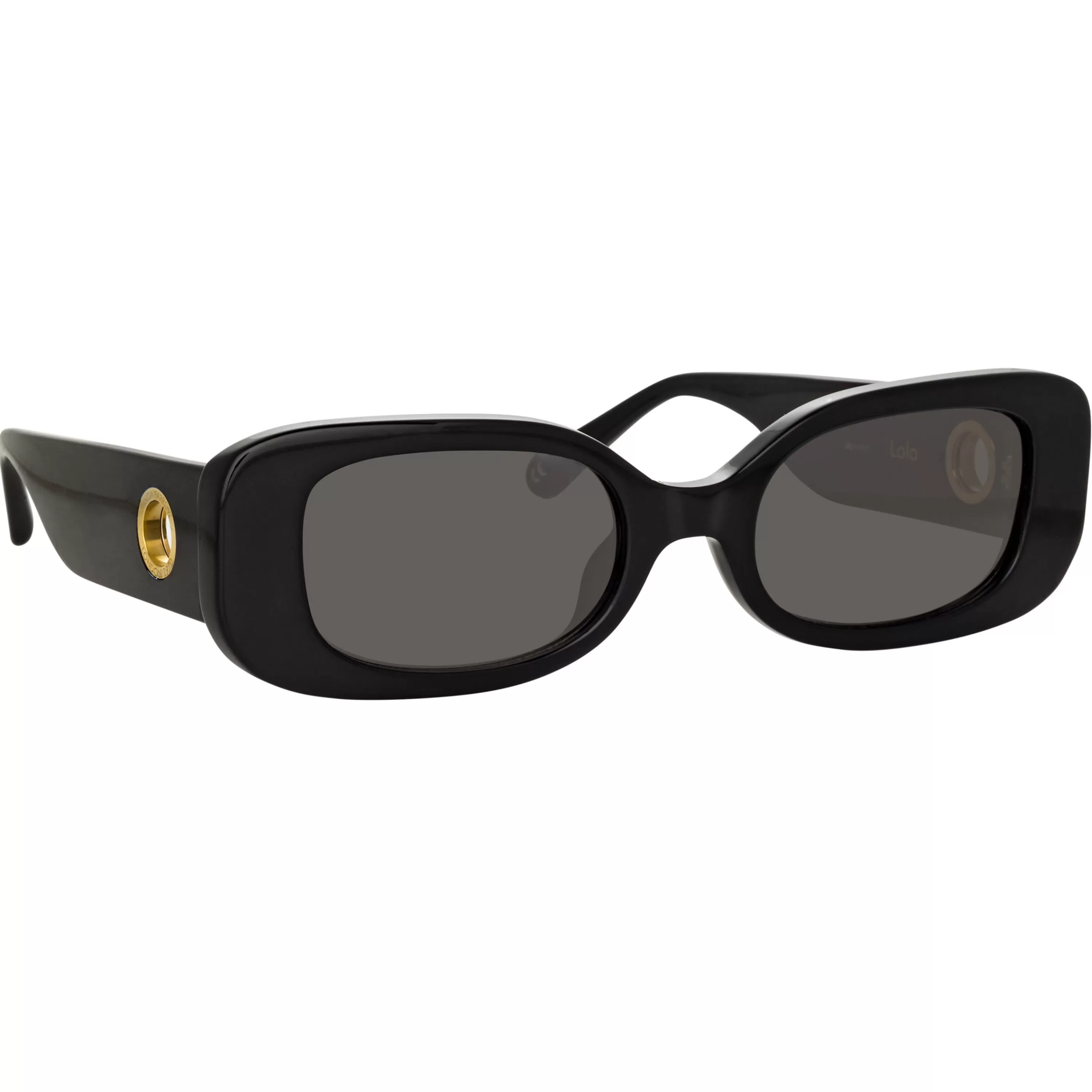 the_lola__rectangular_sunglasses_in_black_c_2.webp Women LINDA FARROW UK The Lola | Rectangular Sunglasses in Black (C1)