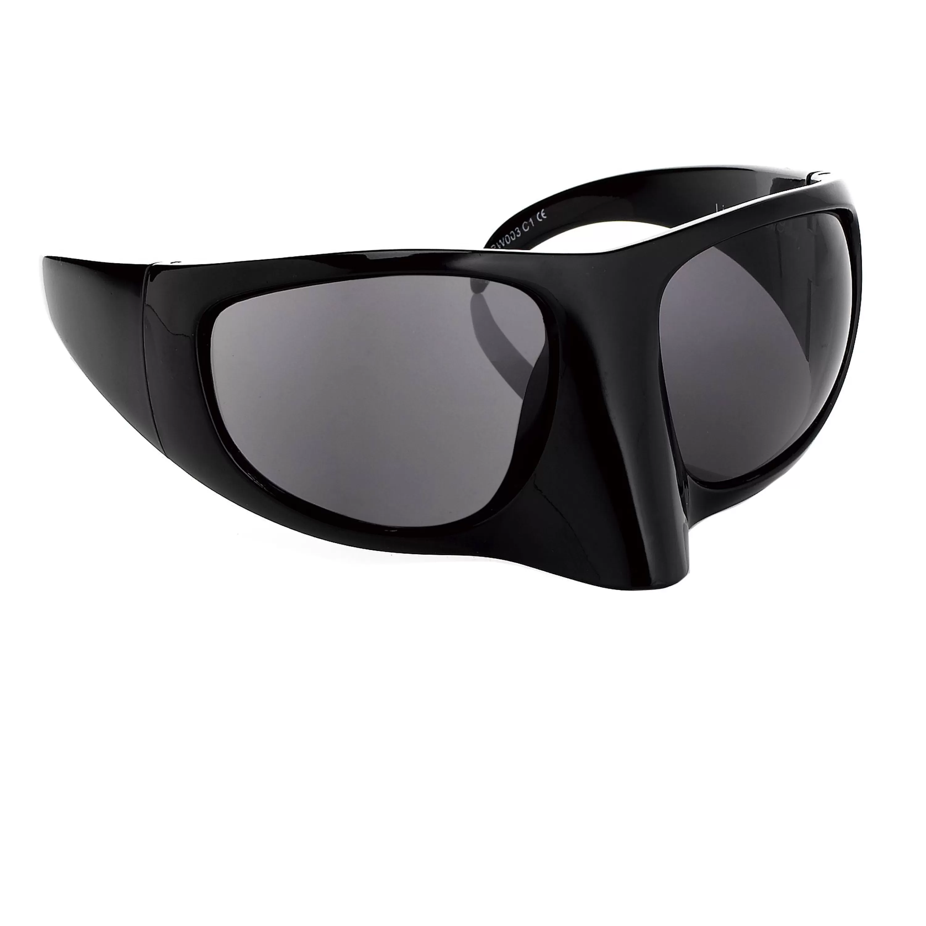 LINDA FARROW UK The Mask Sunglasses in Black