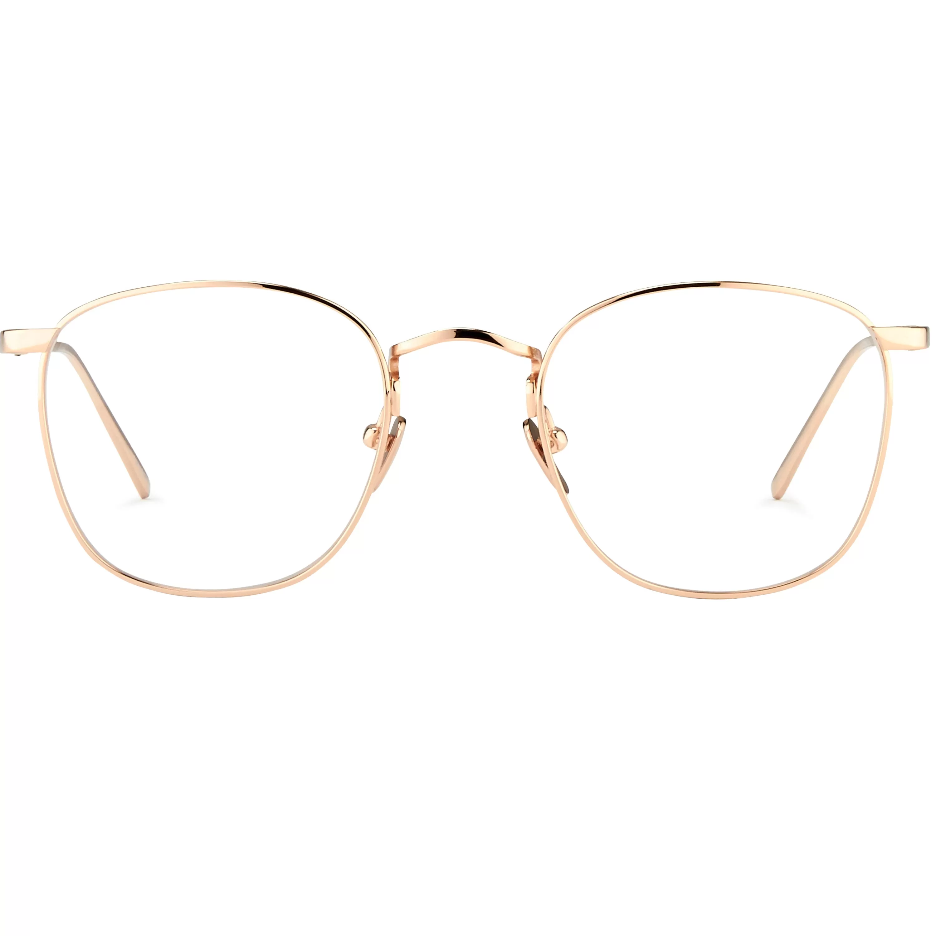 Linda Farrow The Simon | Square Optical Frame in Rose Gold (C8)