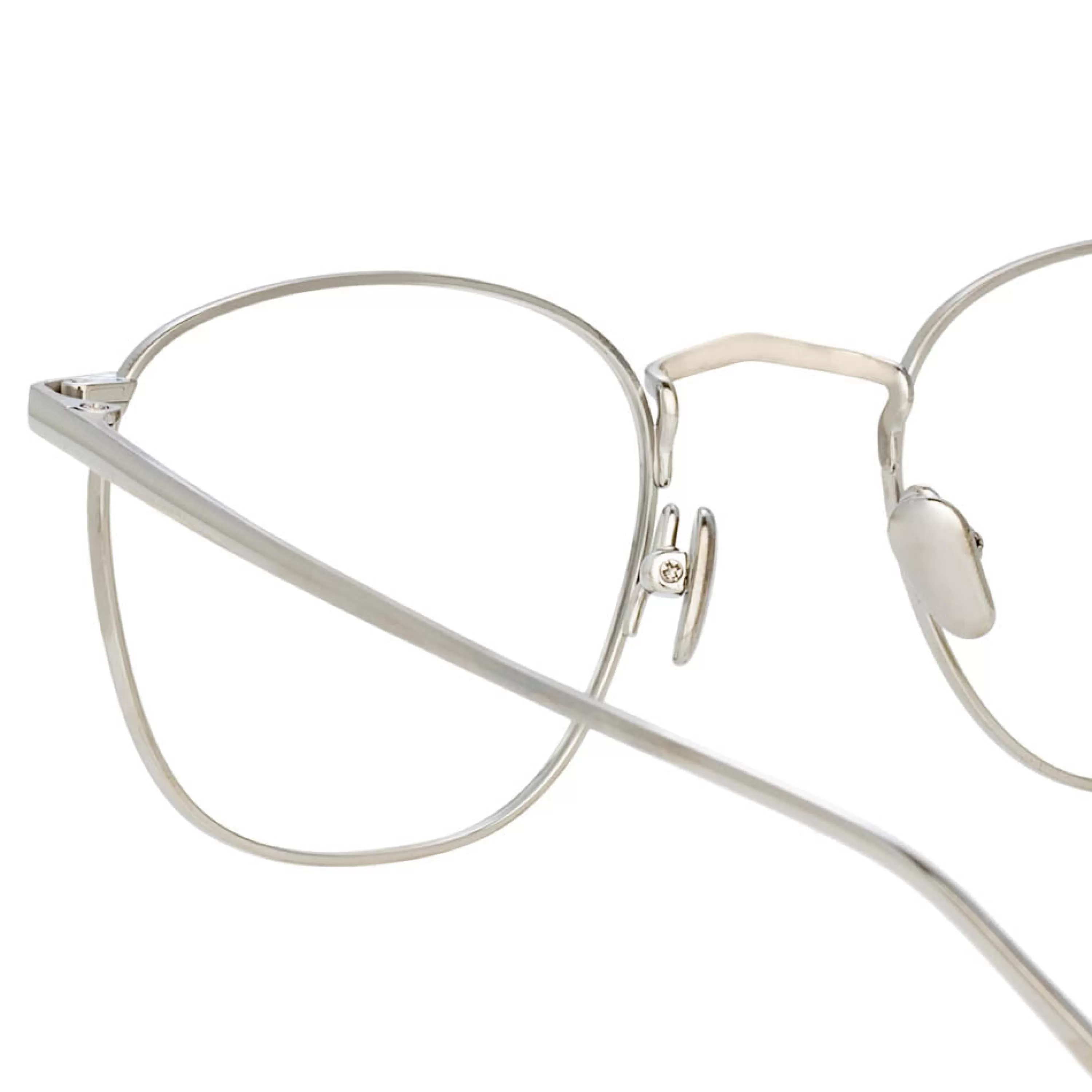 the_simon__square_optical_frame_in_white_gold_c_4.webp Linda Farrow The Simon | Square Optical Frame in White Gold (C7)