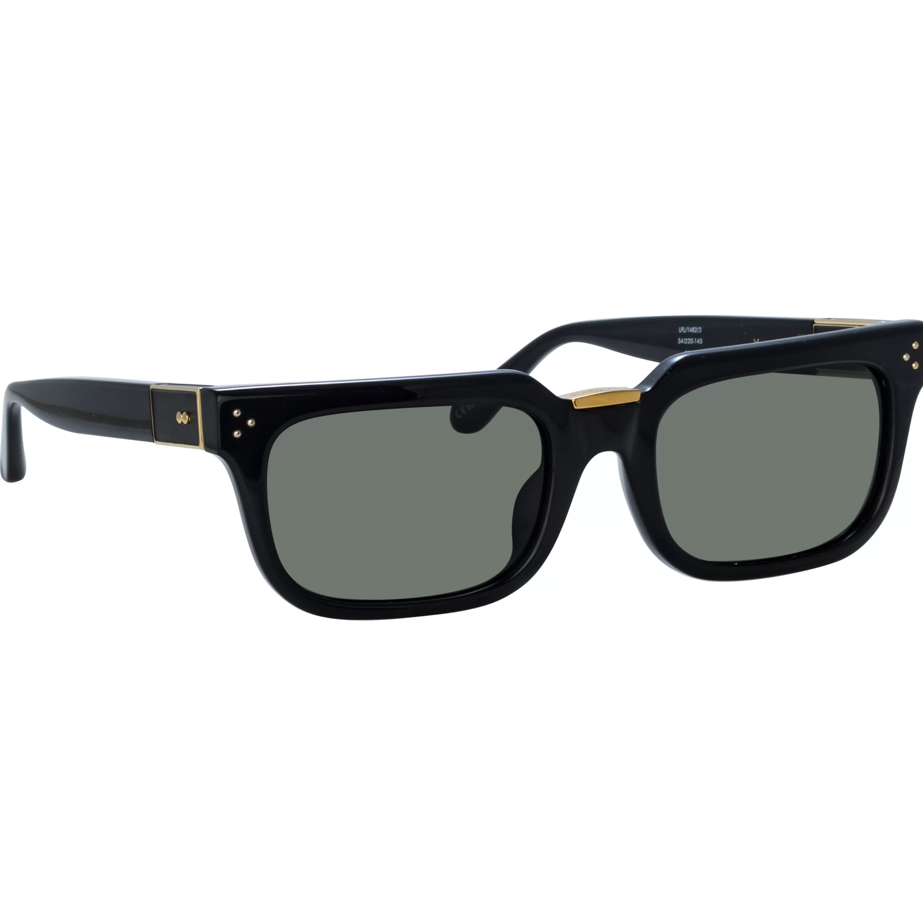 yoan_angular_sunglasses_in_black_2.webp Women LINDA FARROW (U.K.) Yoan Angular Sunglasses in Black
