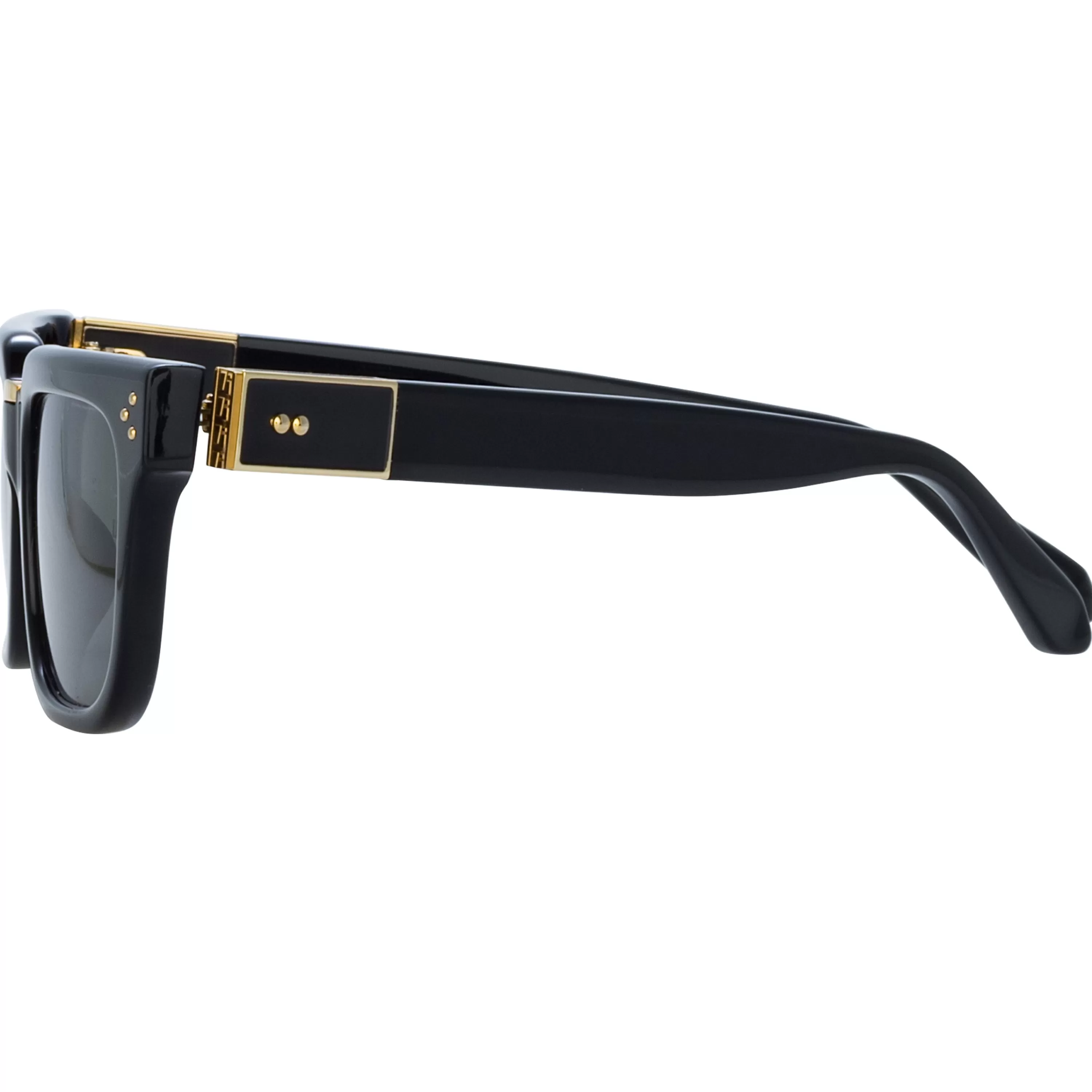 yoan_angular_sunglasses_in_black_3.webp Women LINDA FARROW (U.K.) Yoan Angular Sunglasses in Black