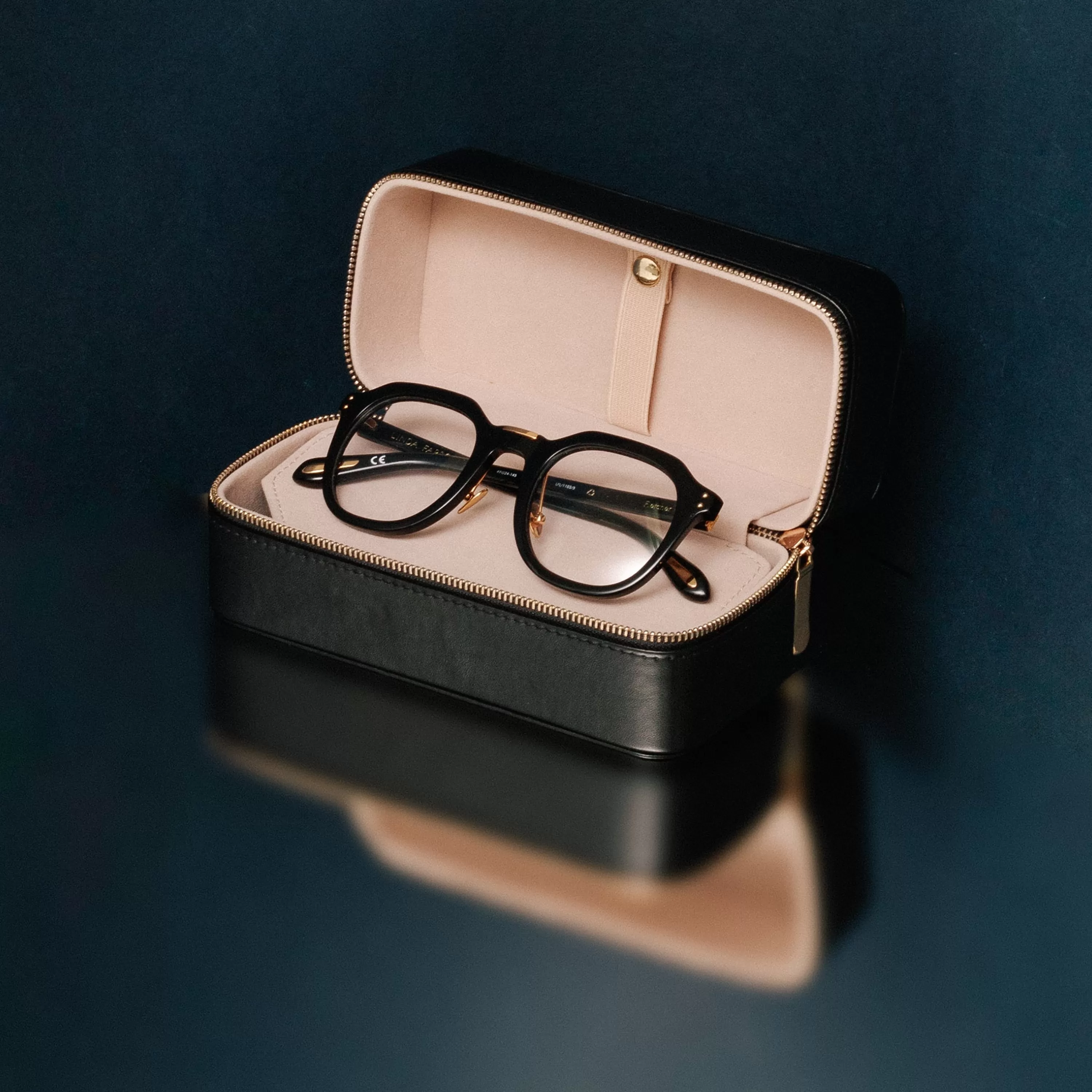 LINDA FARROW (INT'L) Zip Travel Case